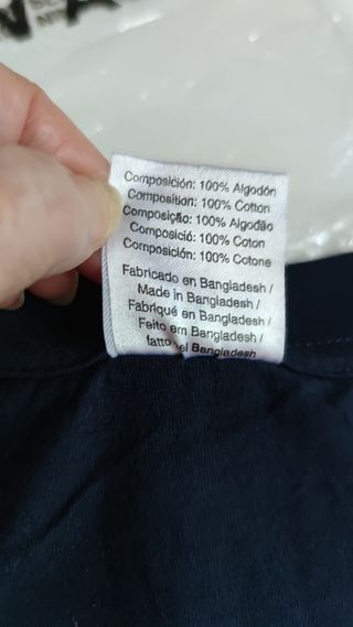 5 Camisetas hombre básica, sin estrenar. 