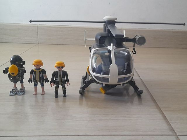 PLAYMOBIL REFERENCIA :9363 HELICOPTERO SWAT