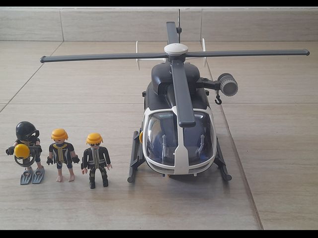 PLAYMOBIL REFERENCIA :9363 HELICOPTERO SWAT