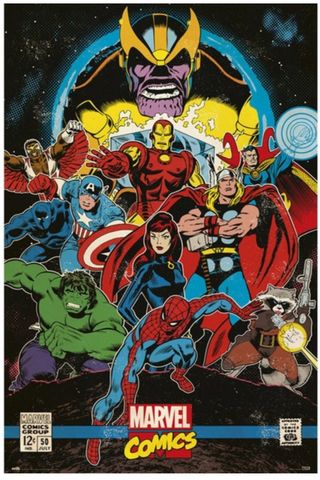 Poster Marvel Cómics 