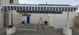 Toldo doble hoja 6x5 metros