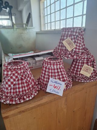 Lampade paralume country shabby trentino campana 