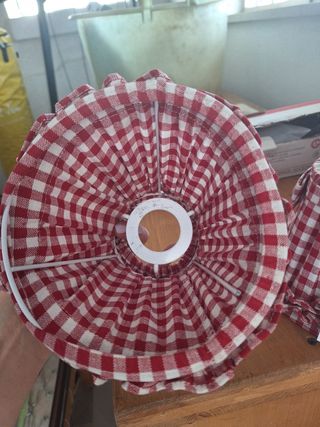 Lampade paralume country shabby trentino campana 