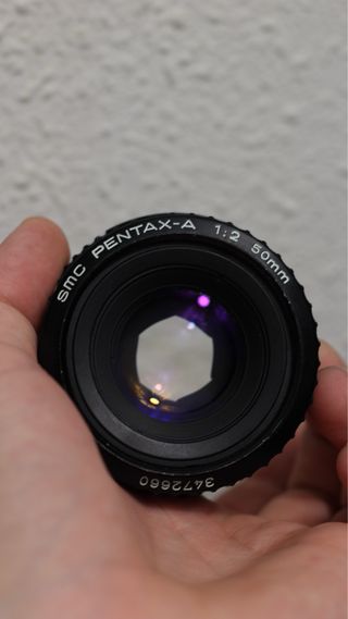 Objetivo Pentax-A SMC 50mm f:2