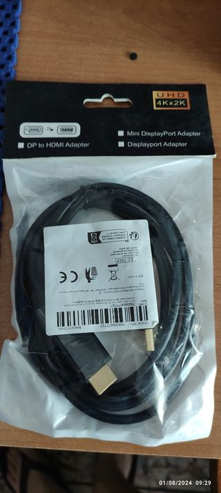 Cable display port a HDMI 4K 1.8m