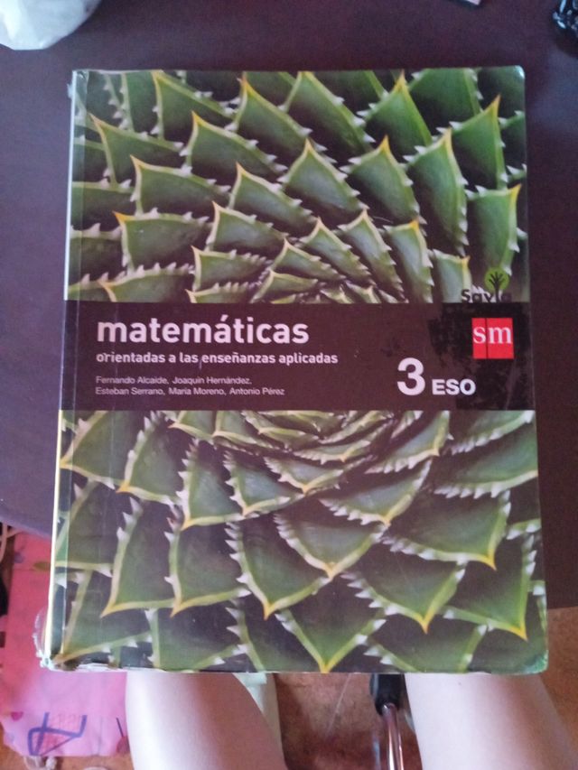 Libro de matemáticas 3°ESO