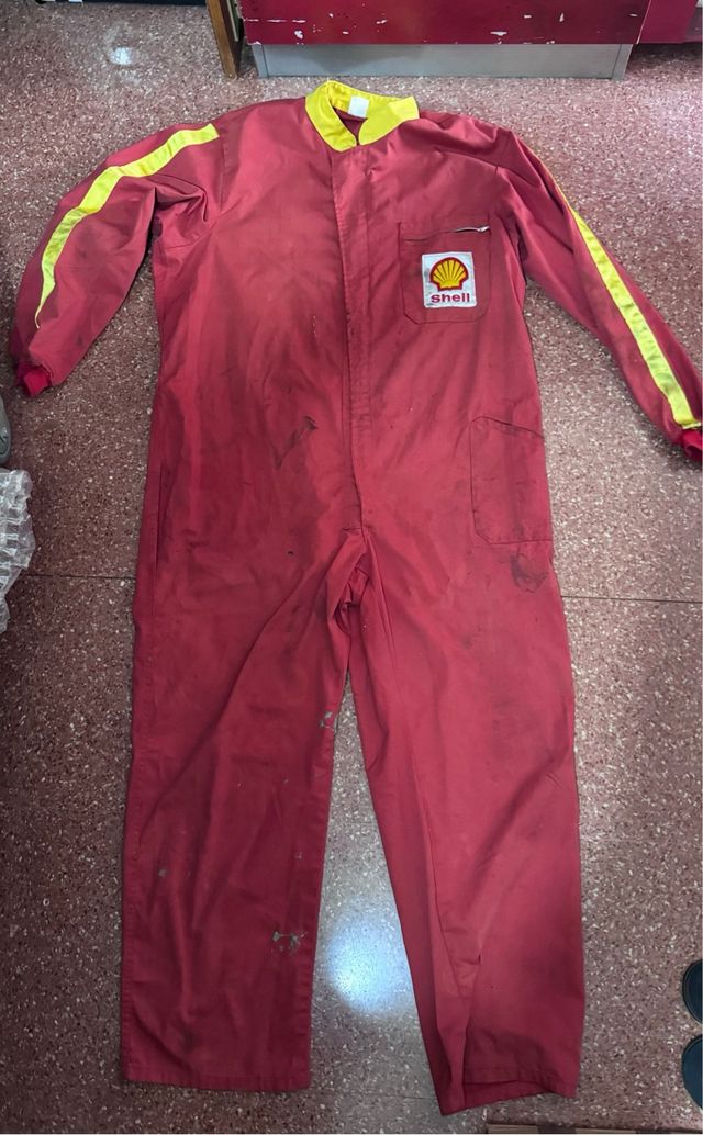 Mono de mecanico Shell Rojo y amarillo España