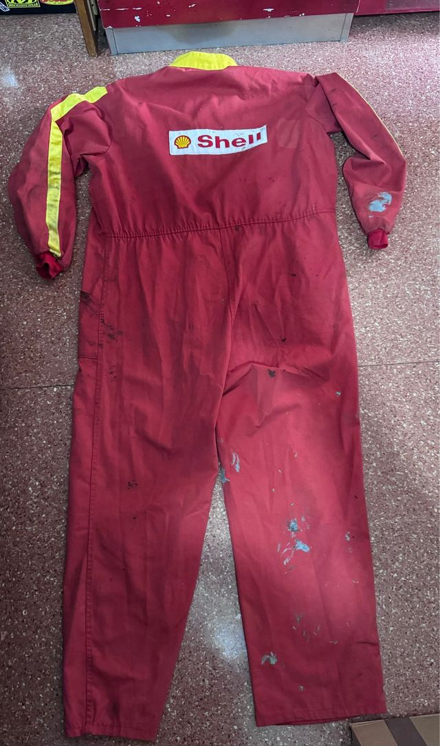 Mono de mecanico Shell Rojo y amarillo España