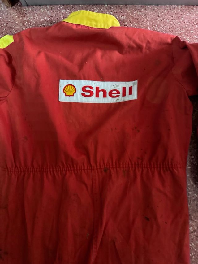 Mono de mecanico Shell Rojo y amarillo España