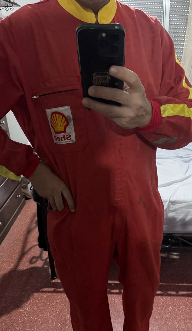 Mono de mecanico Shell Rojo y amarillo España