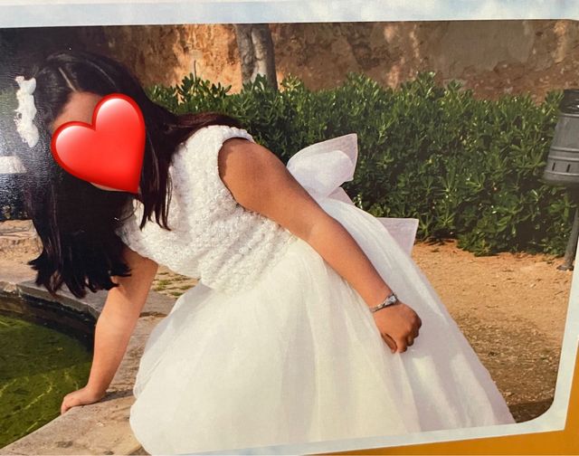 Traje de comunión para niña