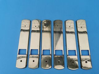 N. 6 placche in ottone vintage