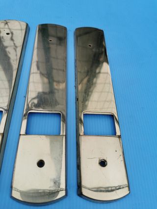 N. 6 placche in ottone vintage