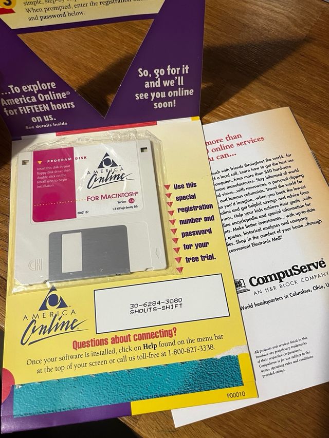 Kit internet años 90 USA