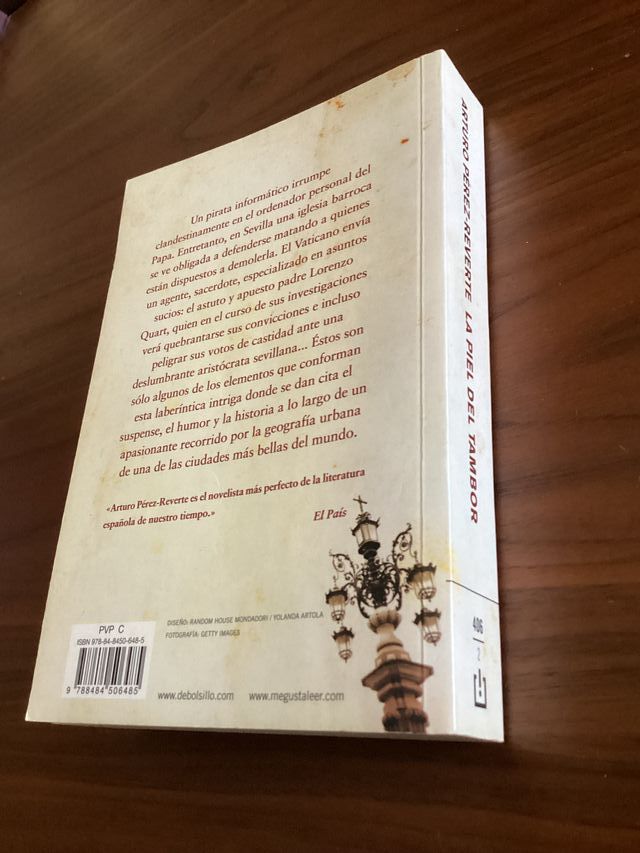 Libro La Piel del Tambor ( Arturo Perez Reverte )