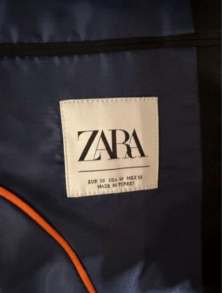 Traje zara negro