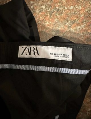Traje zara negro