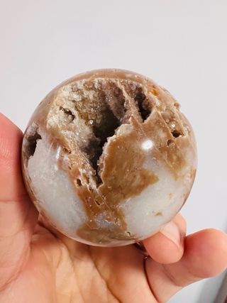 Esfera de Geodo de Esfalerita Natural 