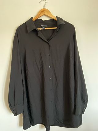 Camisa Negra Oversize