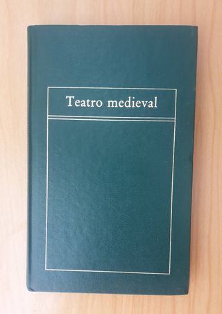 Libro sobre el Teatro Medieval