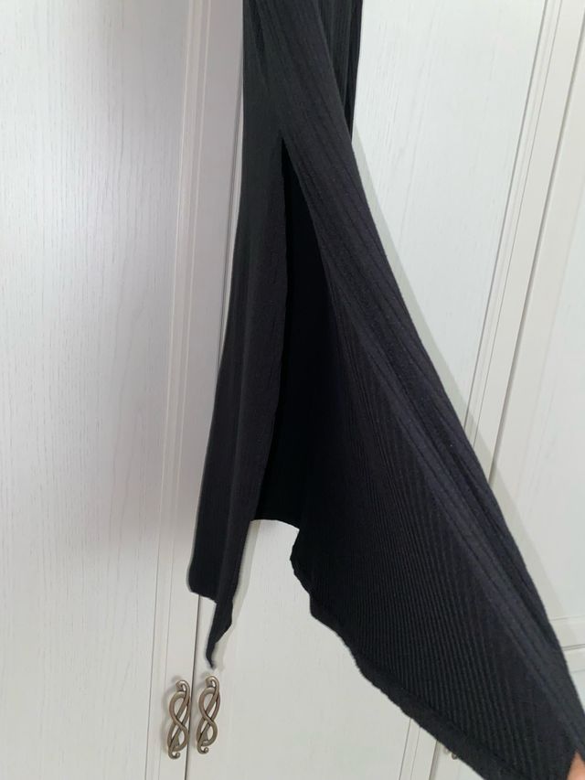 Stradivarius Vestito lungo a costine con spacco