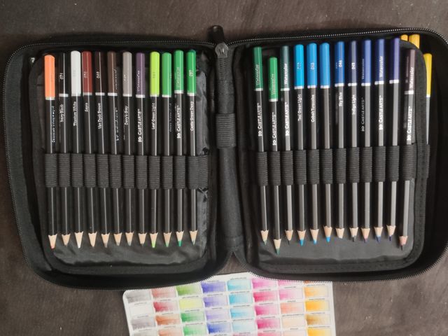 72 Lapices acuarelables.. Watercolors CASTLE