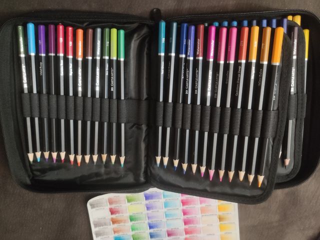 72 Lapices acuarelables.. Watercolors CASTLE