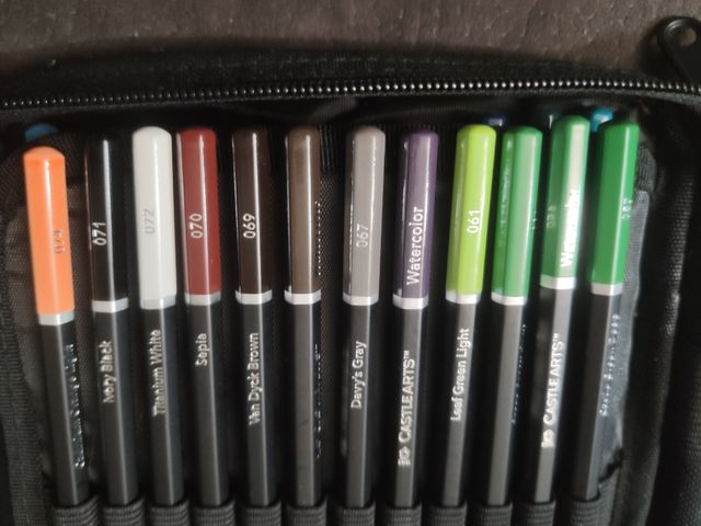 72 Lapices acuarelables.. Watercolors CASTLE