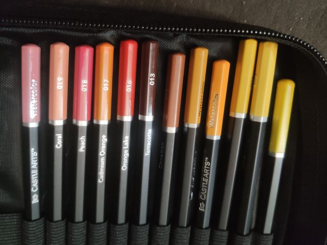 72 Lapices acuarelables.. Watercolors CASTLE