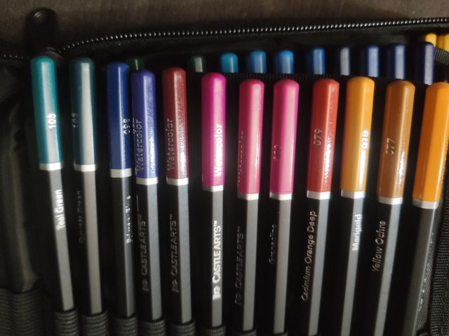 72 Lapices acuarelables.. Watercolors CASTLE