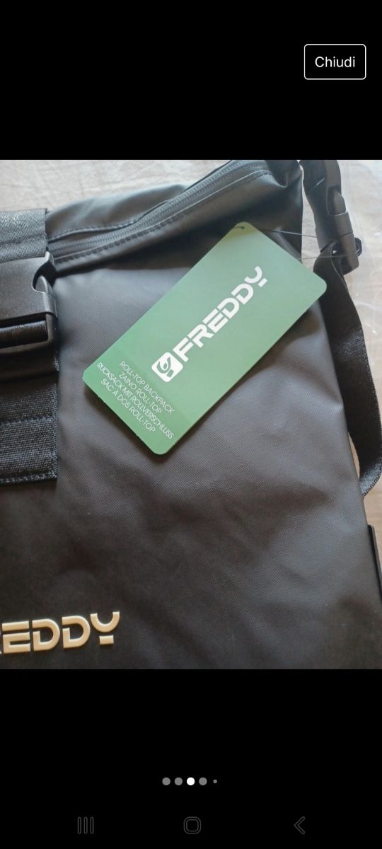 Freddy zaino nero rigido 50x40 