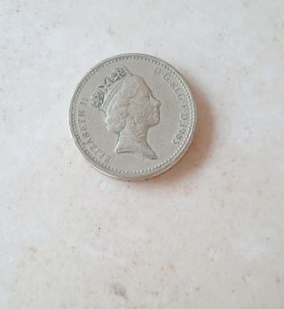 Moneta inglese 1985 Elisabetta ll