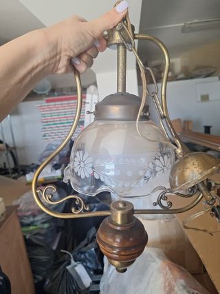 Lampadario applique vetro 