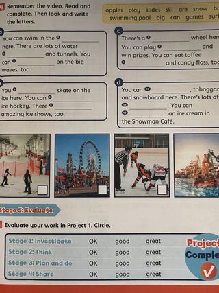 Activity Book 4 primaria Amazing Rooftops Oxford