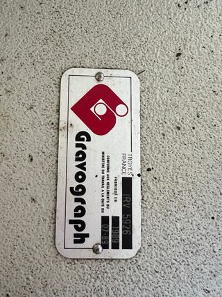 PANTOGRAFO Grabadora gravograph