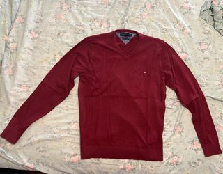 Jersey Tommy Hilfiger burdeos