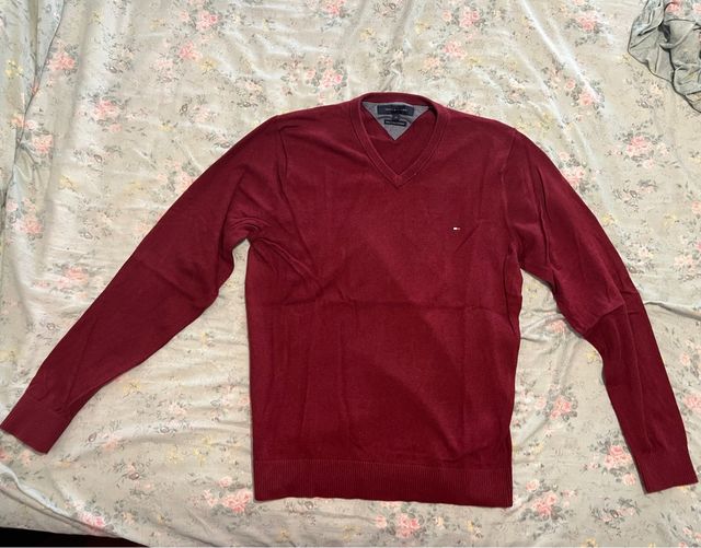 Jersey Tommy Hilfiger burdeos
