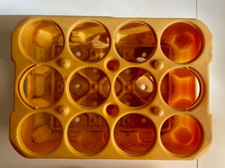 Cassetta gialla 12 bottiglie Coca-Cola