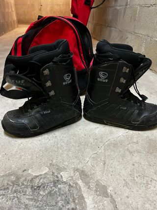 Tabla snow sujeciones casco botas BCN