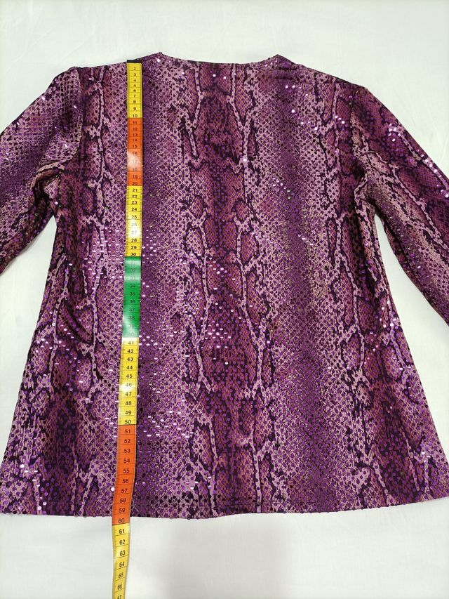 Top lentejuelas mujer 