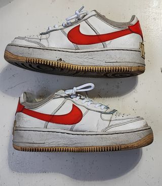 Nike Air Force 1 Orange Blue