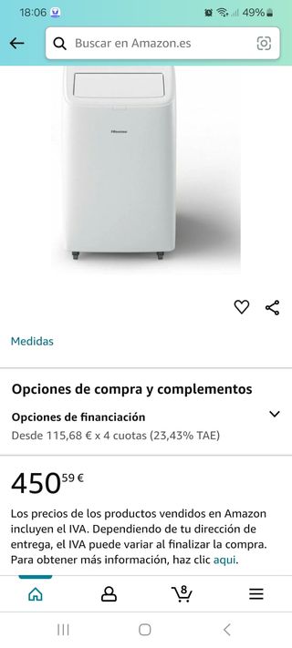 Aire acondicionado con dos años de garantia