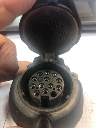 enchufe Piña remolque de 13 pines