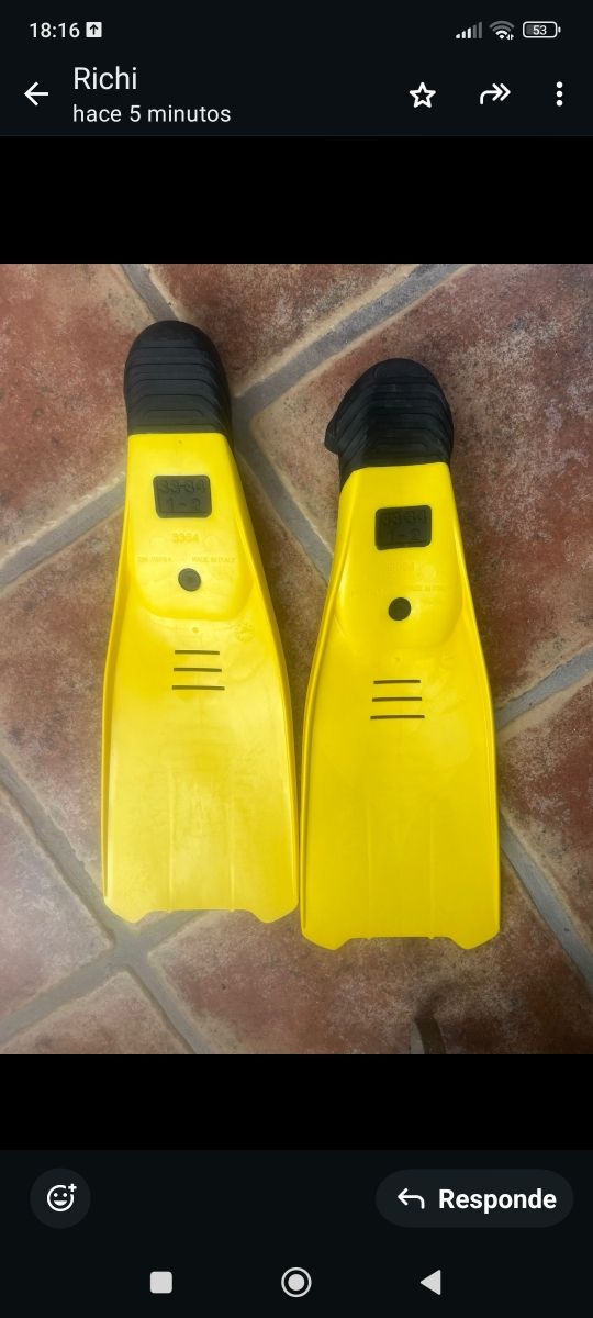 Aletas de bucear niño