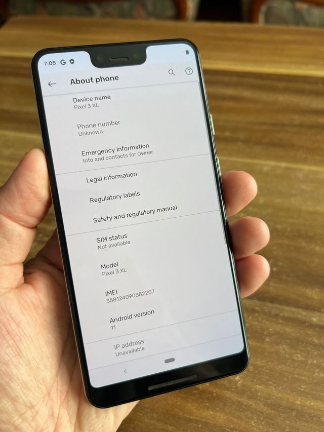 Google pixel 3 XL 128GB libre 4G LTE