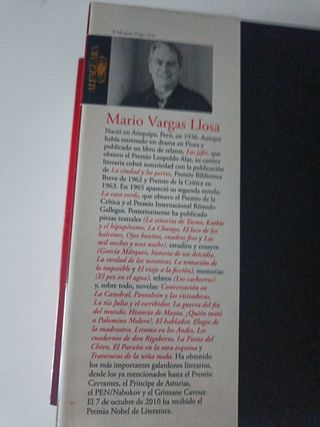 Libro El sueño del Celta Mario Vargas
