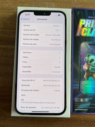 iPhone 13 Pro Max 128GB - Plata - Libre Nuevo