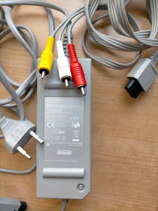 Wii, cableado y accesorios