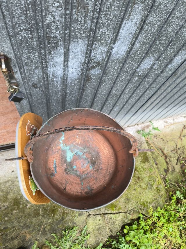 CALDERO DE COBRE ANTIGUO