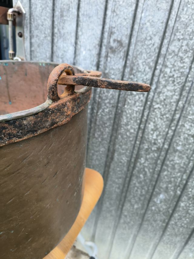 CALDERO DE COBRE ANTIGUO